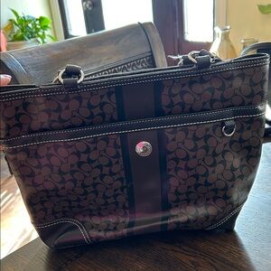 Coach Signature Brown Tote Bag